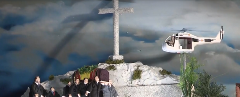 Así es el belén que incluye la exhumación de Franco, el juicio del procés o el embarazo de Rivera y Malú