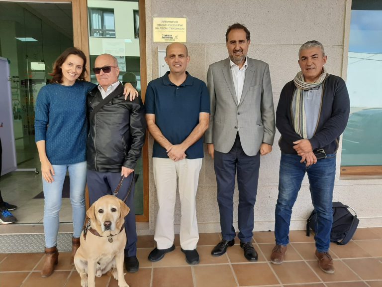 Afonso visita el Centro de Formación para Personas con Discapacidad de Fuerteventura