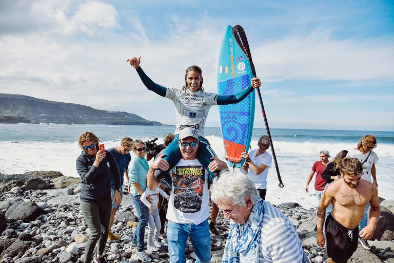 Iballa Ruano, Wellington Reis y Maximilian Torres brillantes campeones del Gran Canaria Pro-Am 2019 de paddle surf