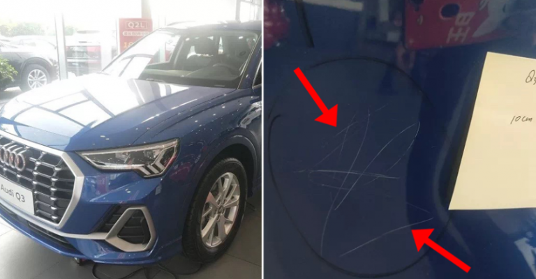 Una niña raya 10 coches en un concesionario y obligan a su padre a pagar los desperfectos