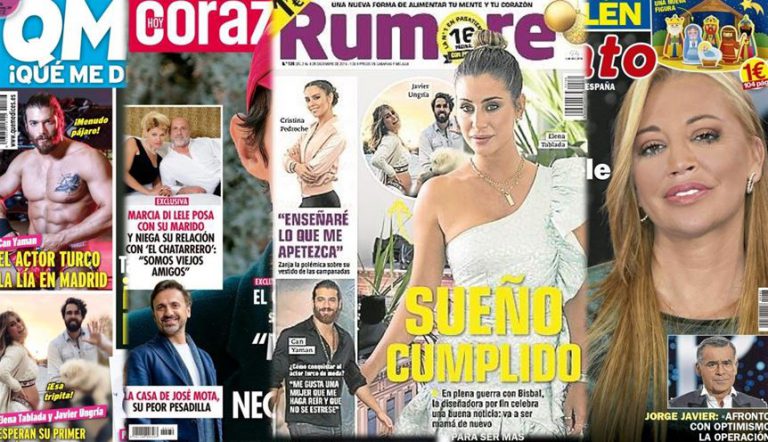 Kiosco rosa: portadas de las revistas del corazón