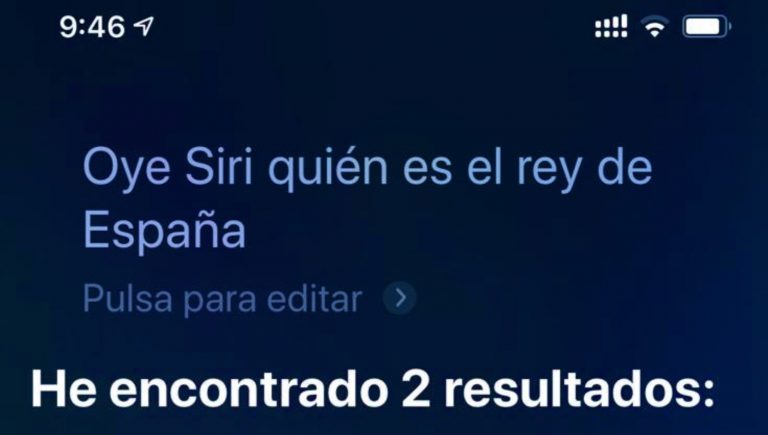 'Oye, Siri ¿quién es el rey de España?': la polémica respuesta del asistente de voz de Apple