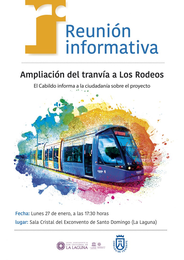 La Laguna acoge este lunes la primera reunión informativa sobre el proyecto de ampliación del tranvía
