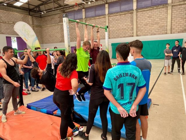 Valle Guerra acoge una jornada deportiva para la prevención de drogodependencias 3 Calistenialalaguna