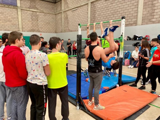 Valle Guerra acoge una jornada deportiva para la prevención de drogodependencias 1 Calistenialalaguna3