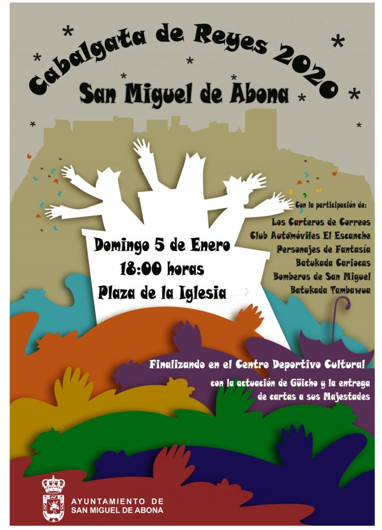 SS.MM. los Reyes Magos de Oriente se acercan a San Miguel de Abona