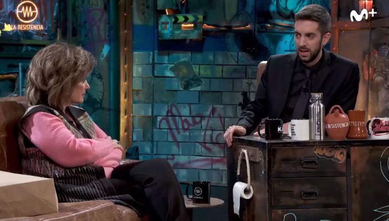 María Teresa Campos en 'La Resistencia': dardos a Bigote Arrocet, el baile con Broncano y la comentada pregunta del sexo