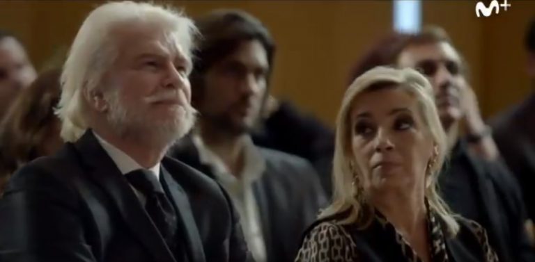 Movistar recrea cómo sería el funeral de María Teresa Campos, con la participación de sus hijas y Bigote Arrocet