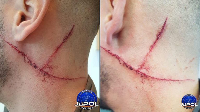 Un hombre intenta apuñalar en el cuello a un GEO a las puertas de un IKEA en Madrid