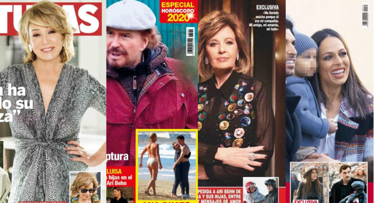 Kiosco rosa: portadas de las revistas del corazón