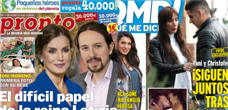 Kiosco rosa: portadas de las revistas del corazón