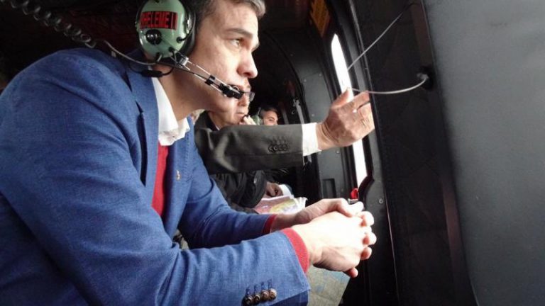 El Gobierno niega que Sánchez utilizara un helicóptero que buscaba a un desaparecido en su visita a Mallorca