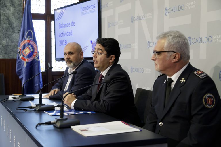 Incendios, rescates y apertura de puertas, principales intervenciones de Bomberos de Tenerife en 2019