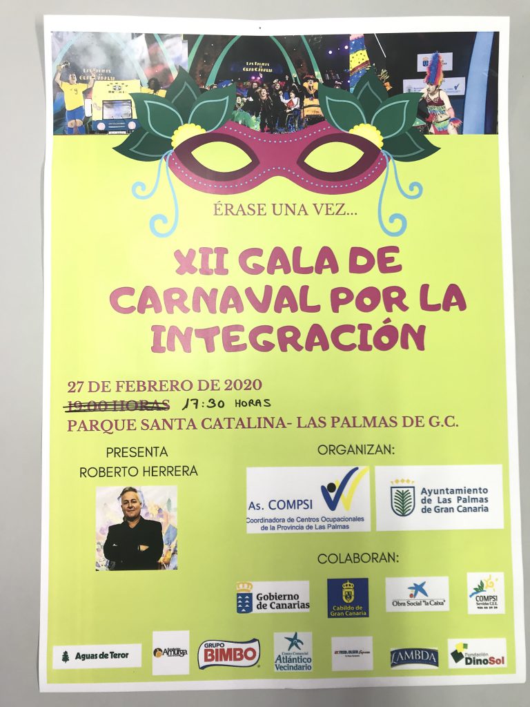 XII Gala de Carnaval por la Integración 2020 en Las Palmas de Gran Canaria