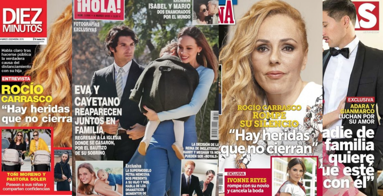 Kiosco rosa: portadas de las revistas del corazón