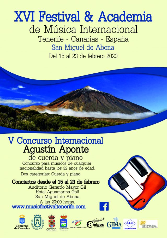 Llega el XVI Festival y Academia de Música Internacional 1 Cartel XVI Festival
