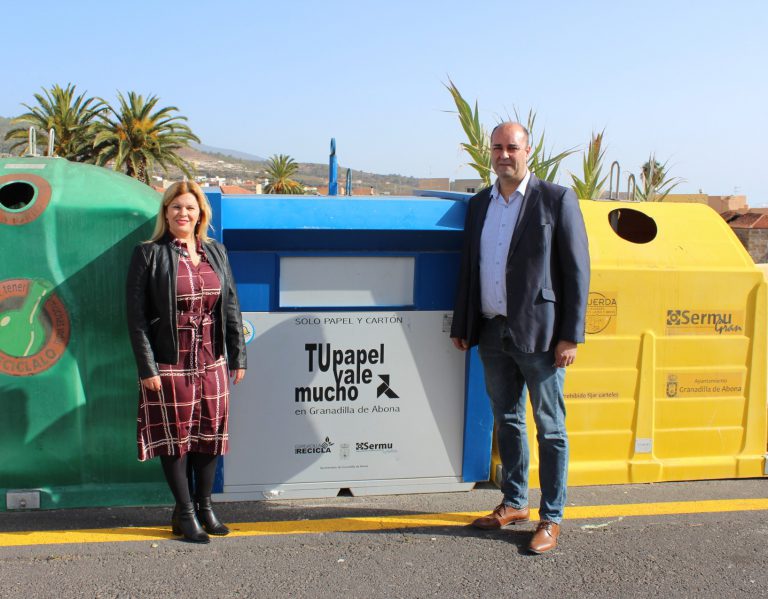 Granadilla de Abona impulsa el reciclaje y aumenta más del 16% la recogida de envases y del papel y cartón en 2019