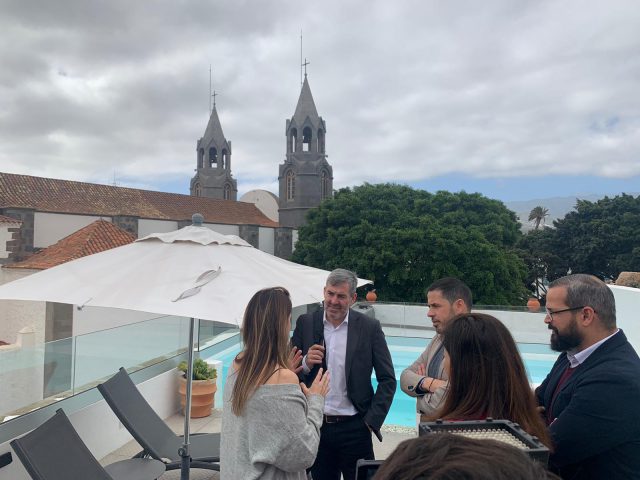 Durante la visita de Fernando Clavijo 3
