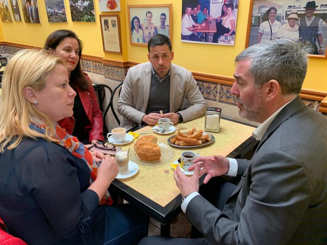Durante la visita de Fernando Clavijo 5