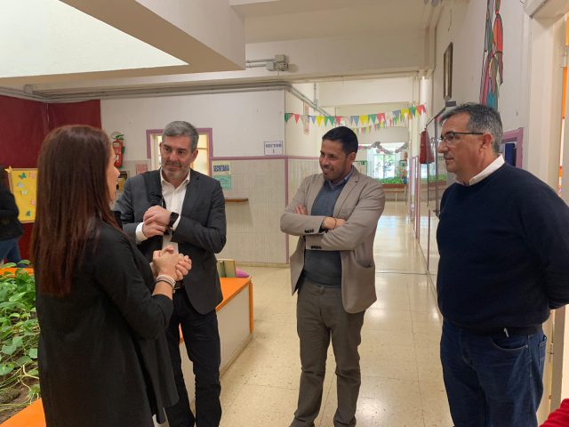 Durante la visita de Fernando Clavijo 6