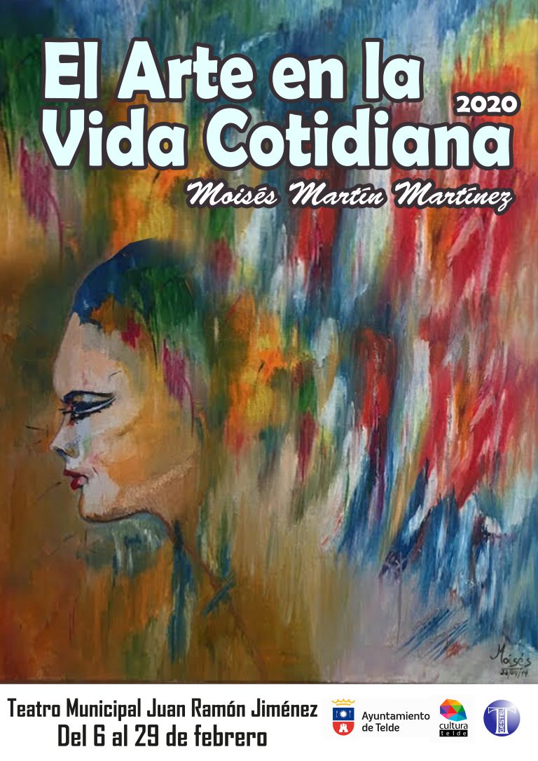 Moisés Martín expone en el teatro municipal su trabajo ‘El arte en la vida cotidiana’