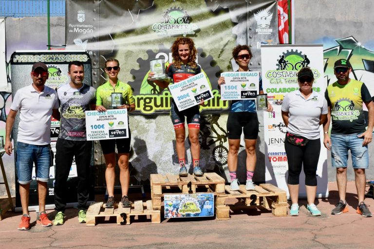 Javier Ramos y Lourdes Bethencourt, ganadores del Open Mountain Bike Arguineguín 2020