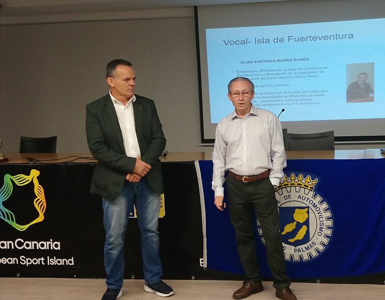 Miguel Ángel Domínguez tendrá este jueves un encuentro con el automovilismo de Fuerteventura
