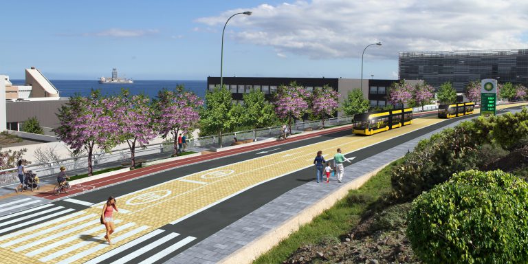 El Ayuntamiento realiza el asfaltado del segundo tramo de la calzada en el Paseo Blas Cabrera Felipe