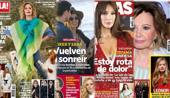 Kiosco rosa: portadas de las revistas del corazón