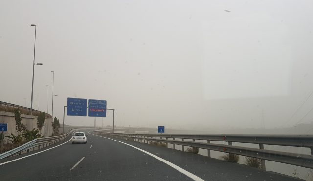 El Ayuntamiento de Las Palmas de Gran Canaria desactiva la alerta por calima 1 calima viaducto guiniguada