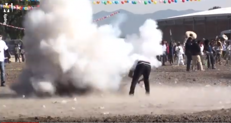 Un concurso de 'martillos explosivos' deja 43 heridos en México