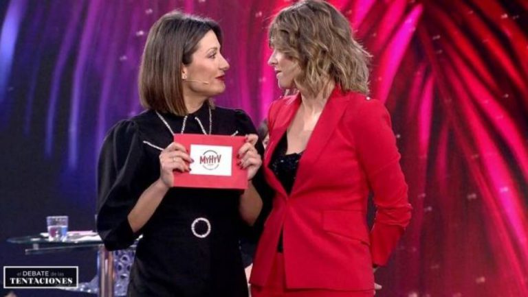 Así fue el reencuentro de Sandra Barneda y Nagore Robles en un plató tras su reconciliación