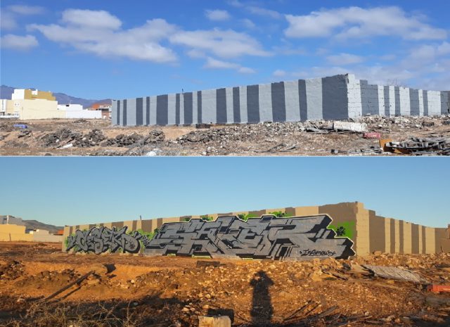 El Cabildo culmina la eliminación de 861 grafitis de la GC-1 y la GC-2 y los grafiteros vuelven a pintar 105 en las zonas restauradas 1 nuevos grafitis Telde