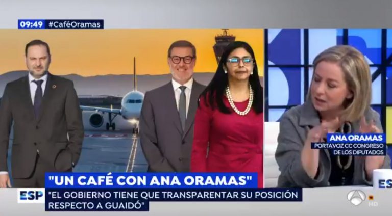 Ana Oramas cree que el avión de la 'número 2' de Maduro traía cajas con oro de Venezuela para fundir en Turquía
