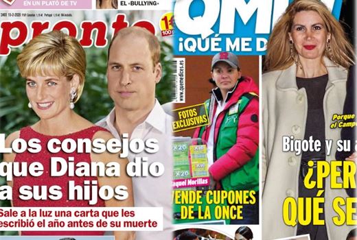 Kiosco rosa: portadas de las revistas del corazón