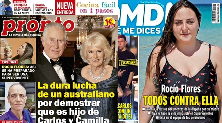 Kiosco rosa: portadas de las revistas del corazón