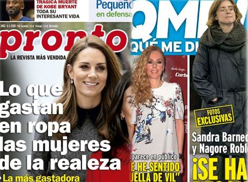 Kiosco rosa: portadas de las revistas del corazón