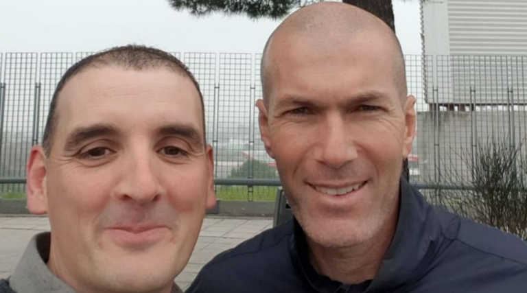 Zidane sufre un accidente de tráfico y un afectado le pide un selfie