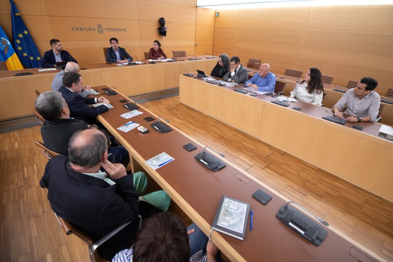 El Cabildo detalla a los empresarios las obras  del polígono industrial de La Campana