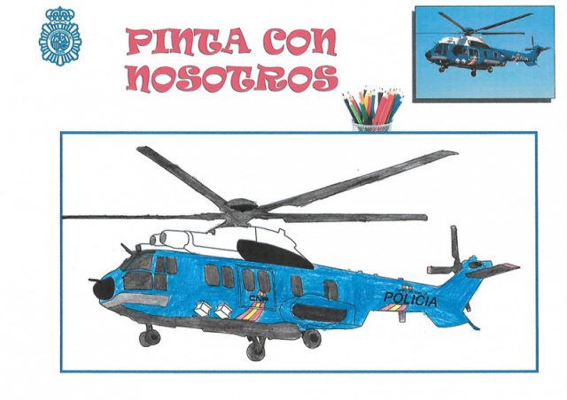 La Policía Nacional habilita un sitio web donde los más pequeños pueden colorear y enviar dibujos 1 226