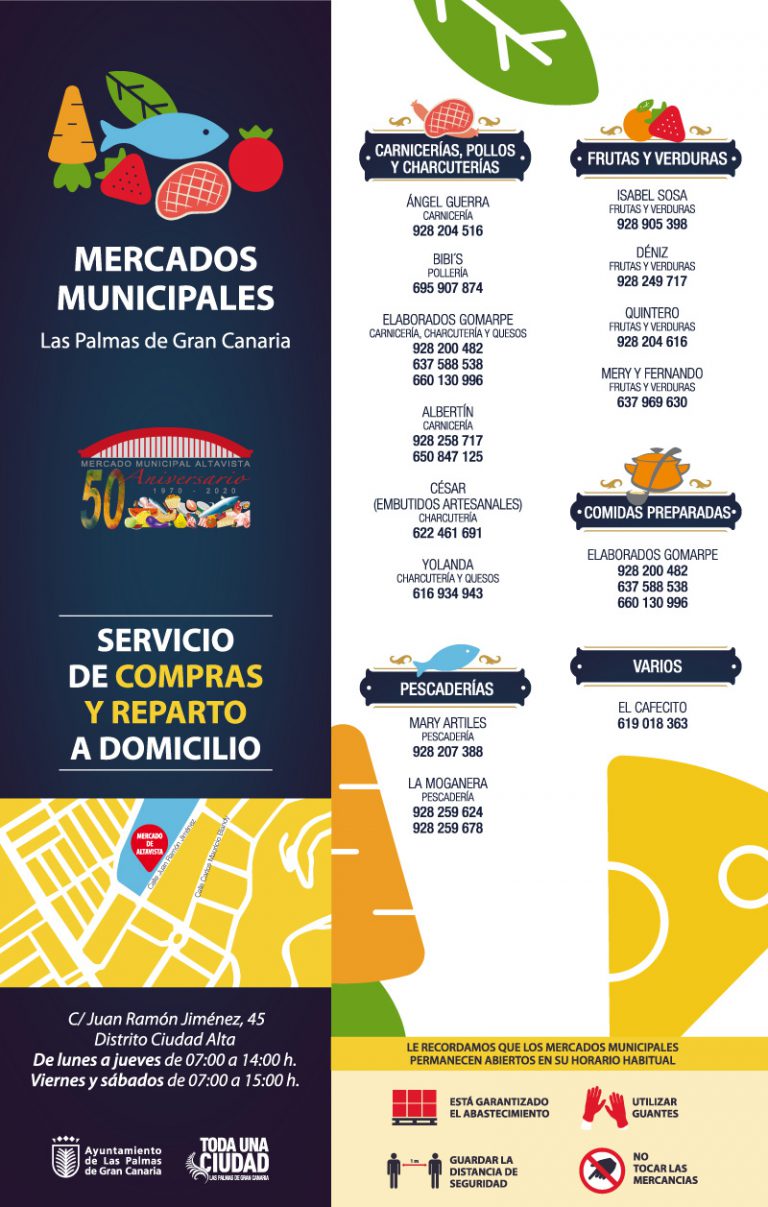 Los mercados municipales de abastos refuerzan su servicio de reparto a domicilio