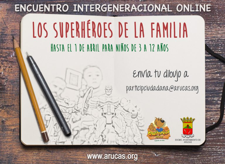 La Concejalía de Participación Ciudadana pone en marcha el concurso de dibujos “Los Superhéroes de la Familia”
