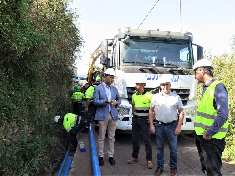 A finales de marzo culminarán las obras de renovación de la tubería Bascamao-Montaña Alta