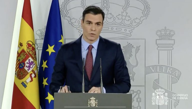 Sánchez anuncia medidas para empresas y familias por el coronavirus