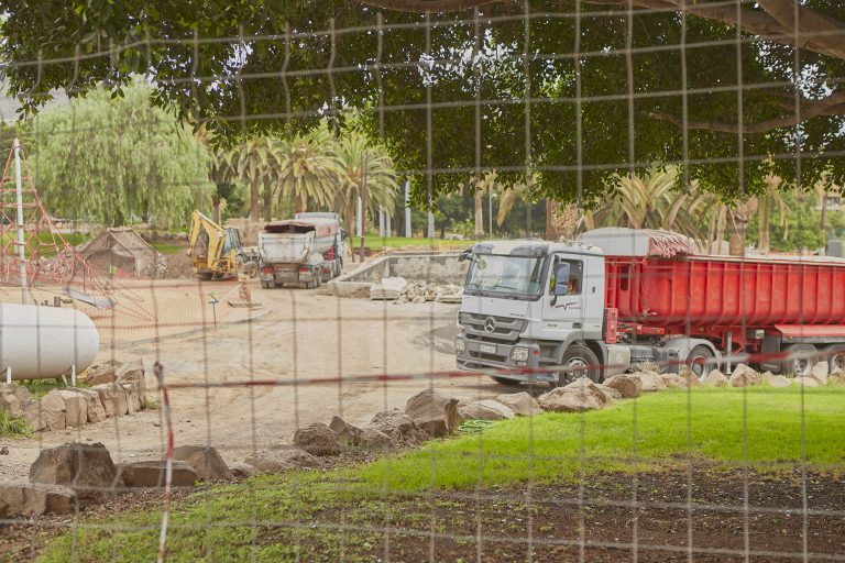 La obras del Parque La Granja avanzan a buen ritmo y obligan al cierre de dos carriles a partir de la próxima semana