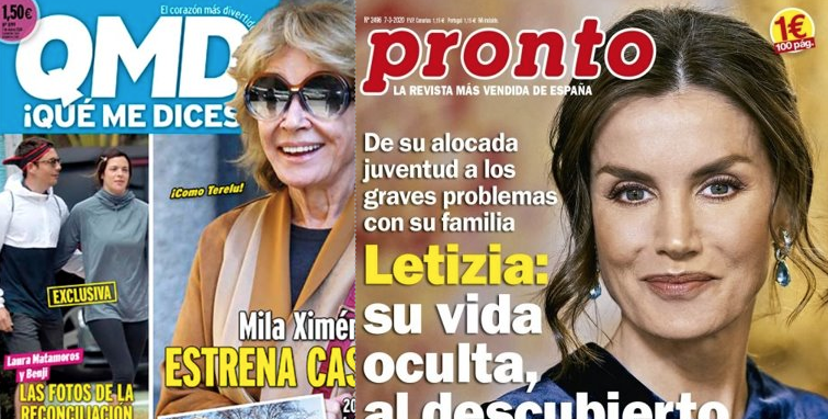 Kiosco rosa: portadas de las revistas del corazón