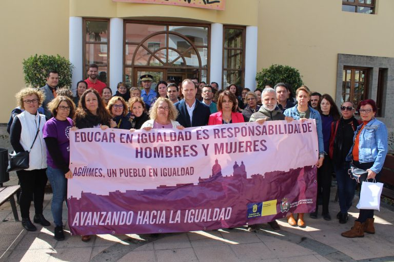 El Ayuntamiento de Agüimes reclama la igualdad efectiva entre hombres y mujeres