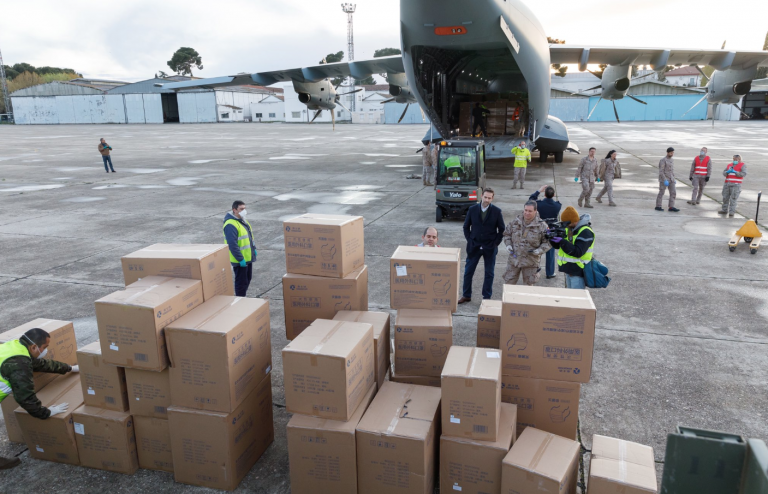 Airbus crea un puente aéreo entre Toulouse y Madrid para entregar mascarillas de protección contra el coronavirus