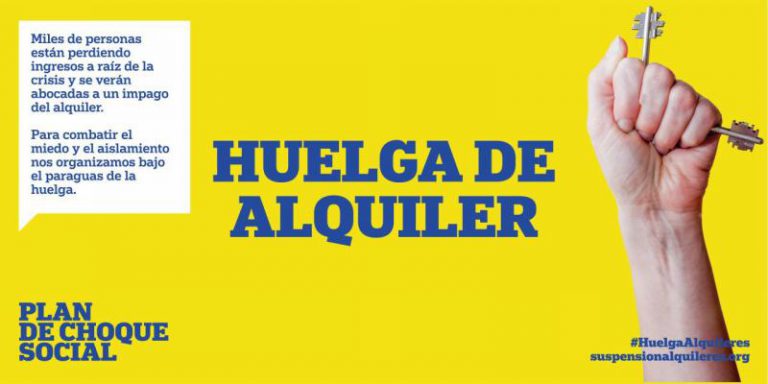 Los sindicatos de inquilinos convocan una huelga de alquileres por la crisis del coronavirus