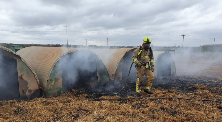 Un cerdo provoca un incendio en el Reino Unido